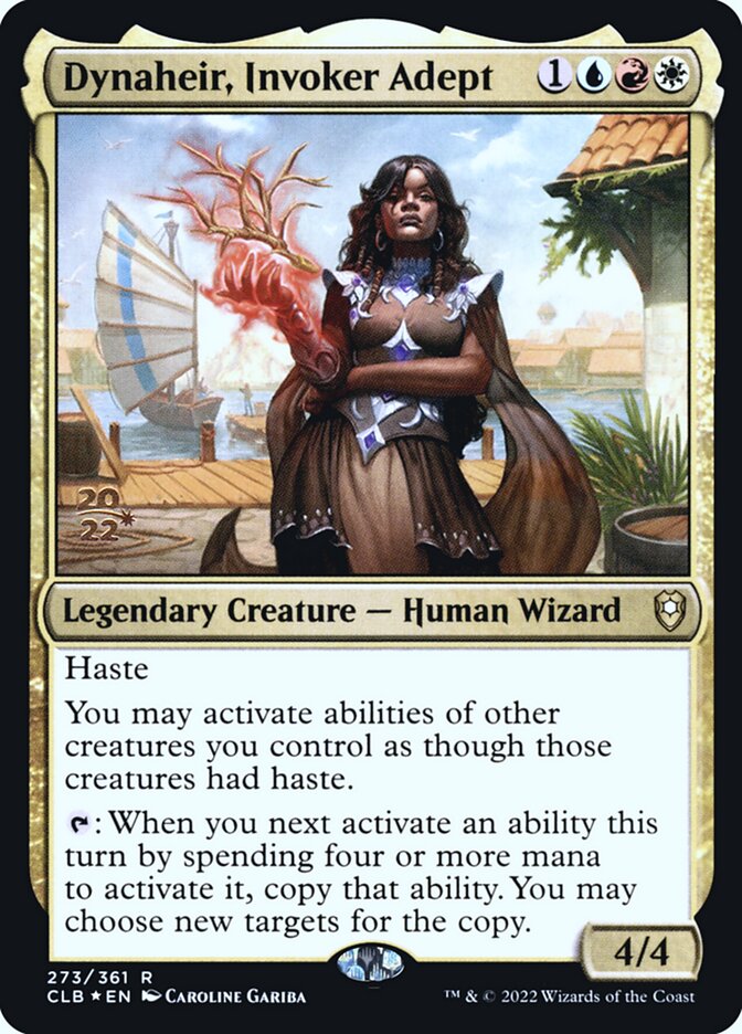 Dynaheir, Invoker Adept card front