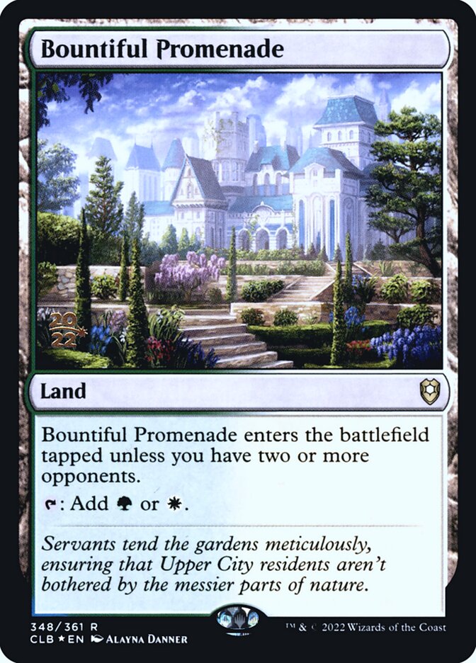 Bountiful Promenade card front