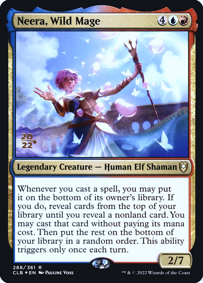 Neera, Wild Mage card front