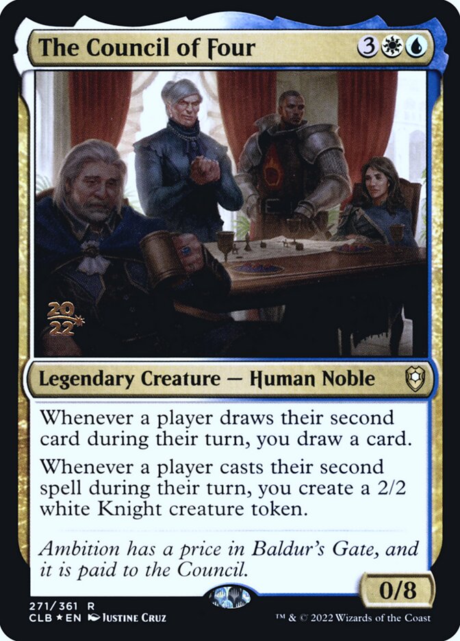 The Council of Four card front