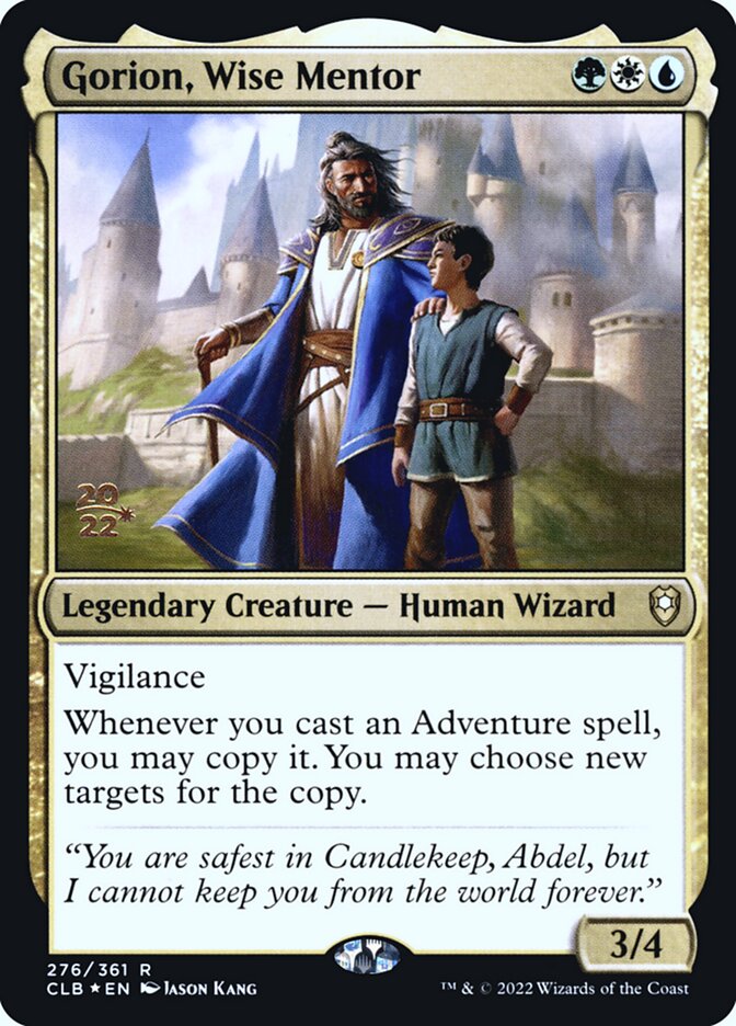 Gorion, Wise Mentor card front