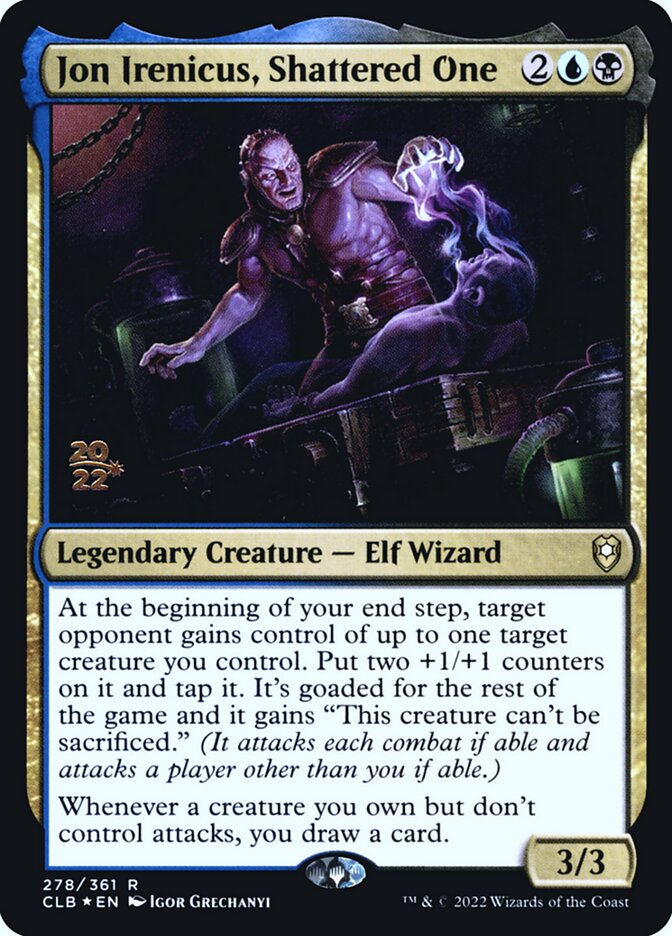 Jon Irenicus, Shattered One card front