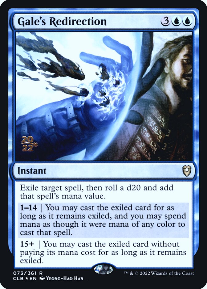 Gale's Redirection card front