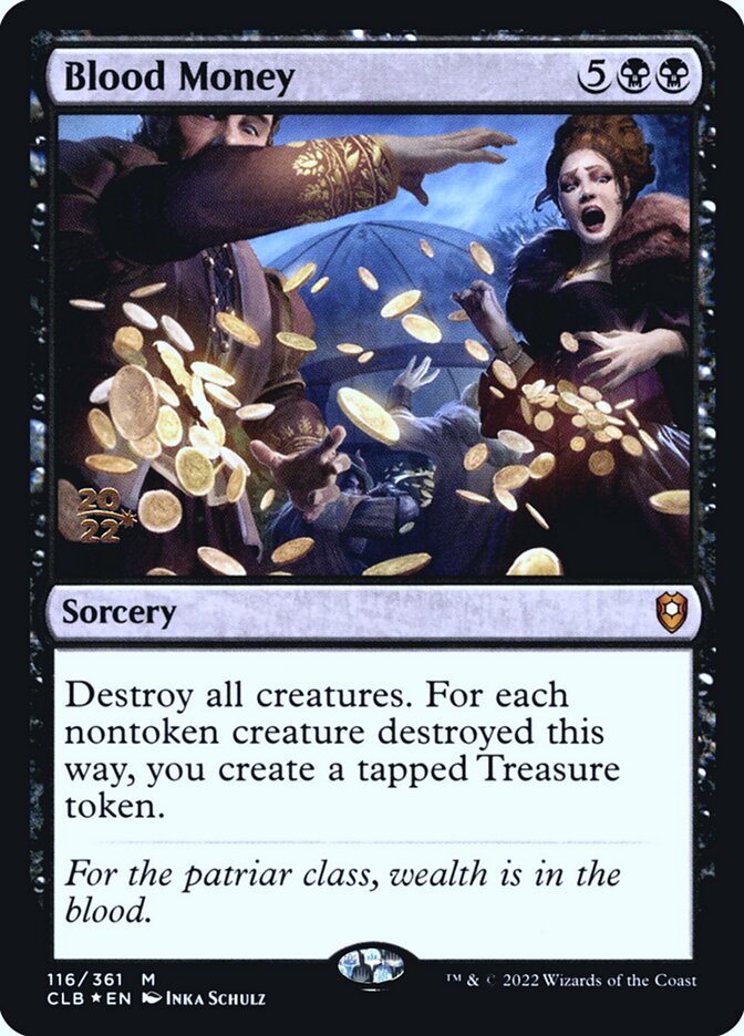Blood Money card front