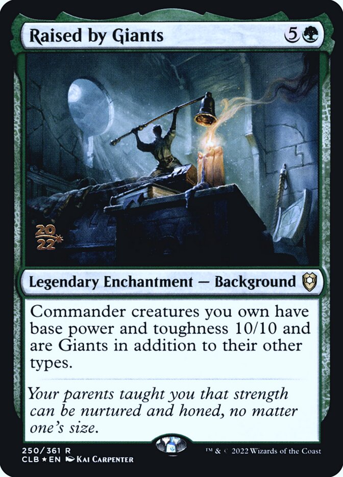 Raised by Giants card front