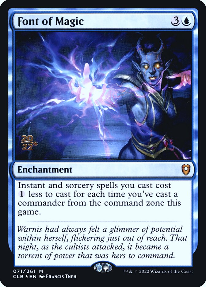 Font of Magic card front