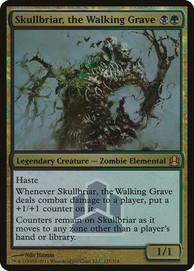 Skullbriar, the Walking Grave card front
