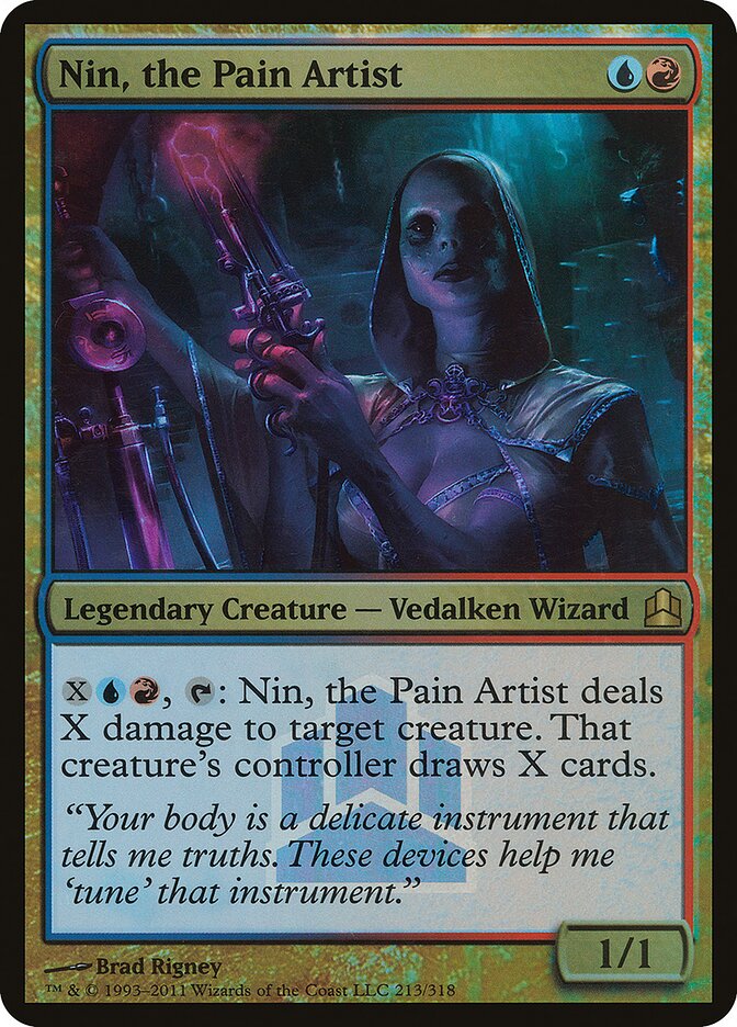 Nin, the Pain Artist card front
