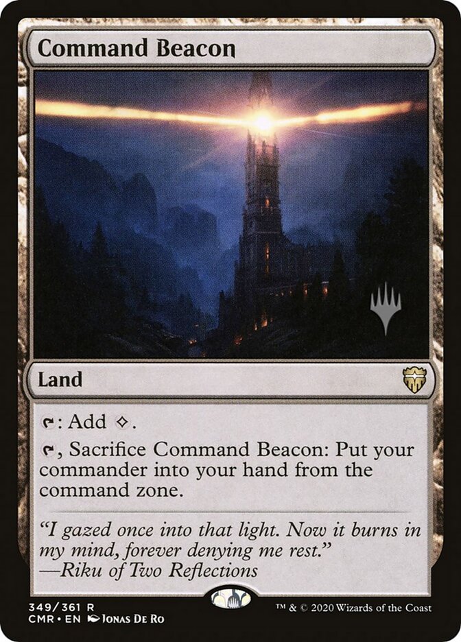 Command Beacon card front