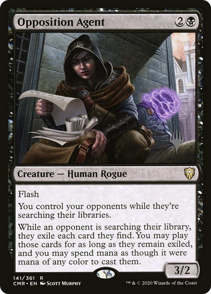 Opposition Agent card front