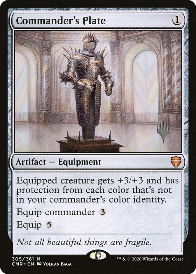 Commander's Plate card front