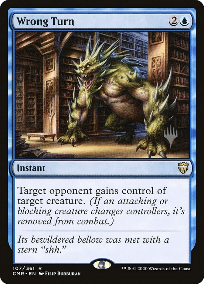 Wrong Turn card front
