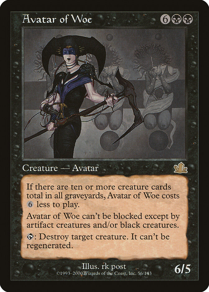 Avatar of Woe card front