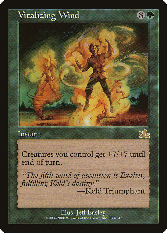Vitalizing Wind card front