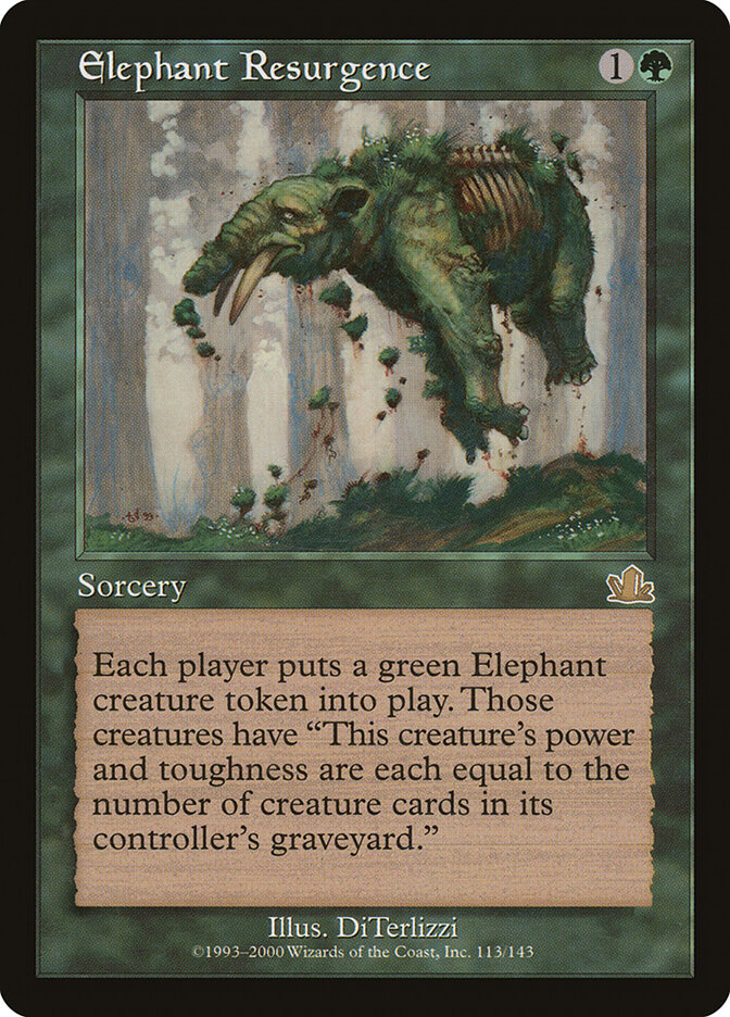 Elephant Resurgence card front
