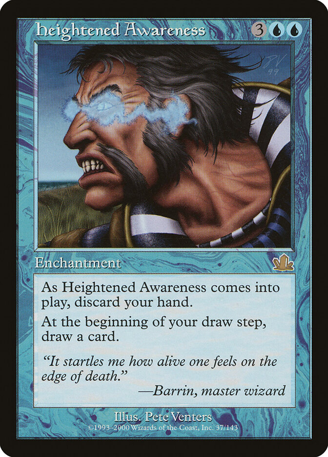 Heightened Awareness card front