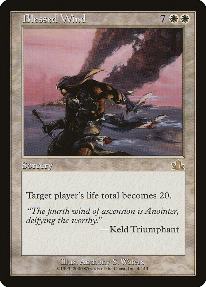 Blessed Wind card front