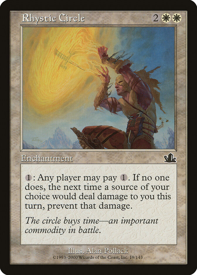 Rhystic Circle card front