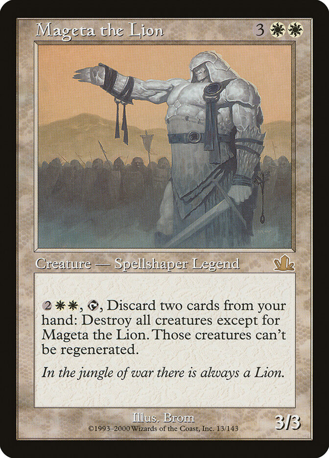 Mageta the Lion card front
