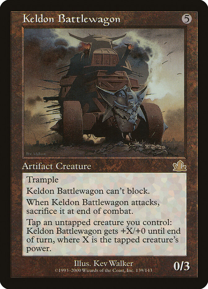 Keldon Battlewagon card front