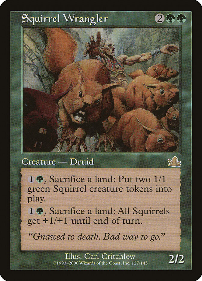 Squirrel Wrangler card front