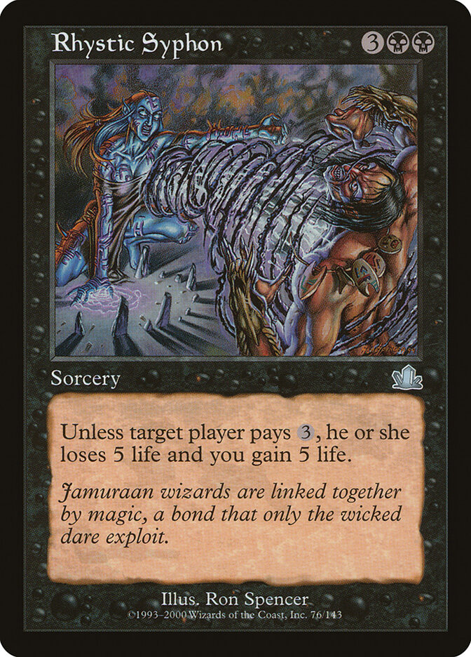Rhystic Syphon card front