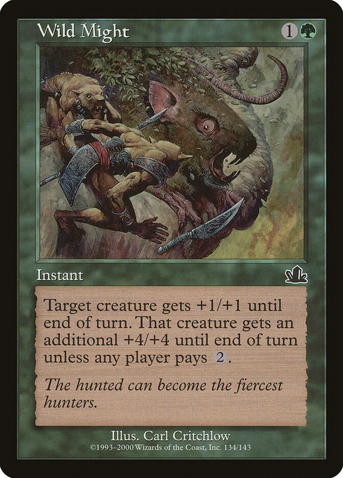 Wild Might card front