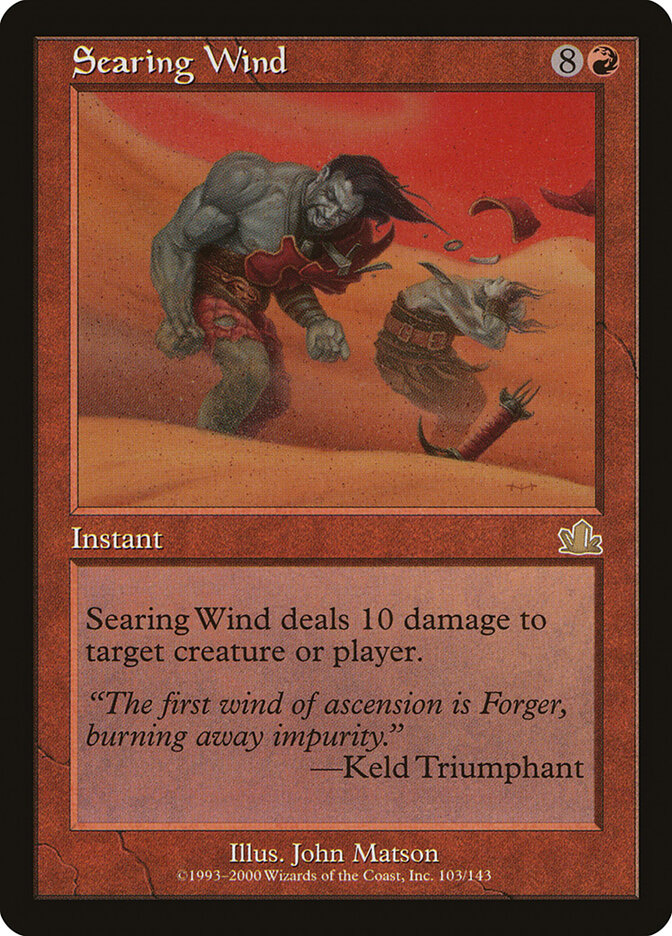 Searing Wind card front