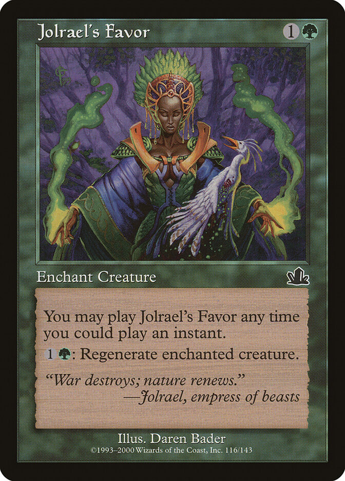 Jolrael's Favor card front