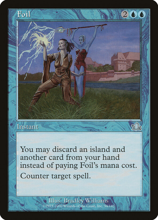Foil card front
