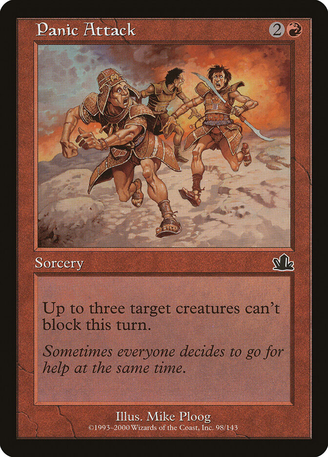 Panic Attack card front