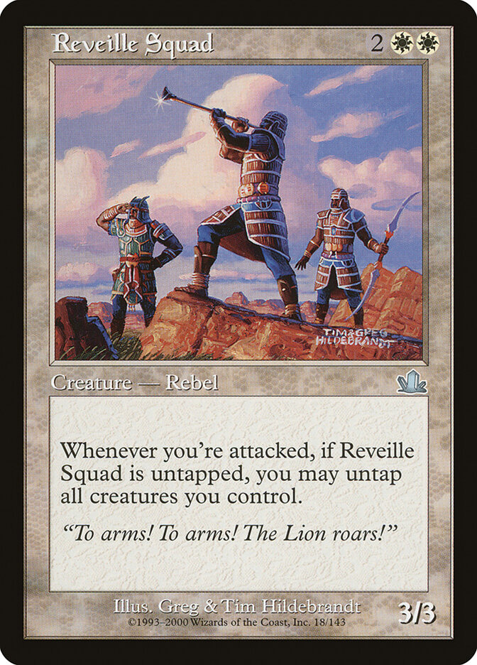 Reveille Squad card front