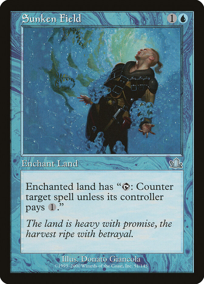 Sunken Field card front