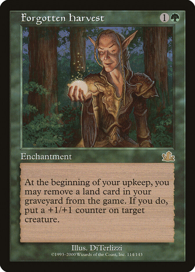 Forgotten Harvest card front