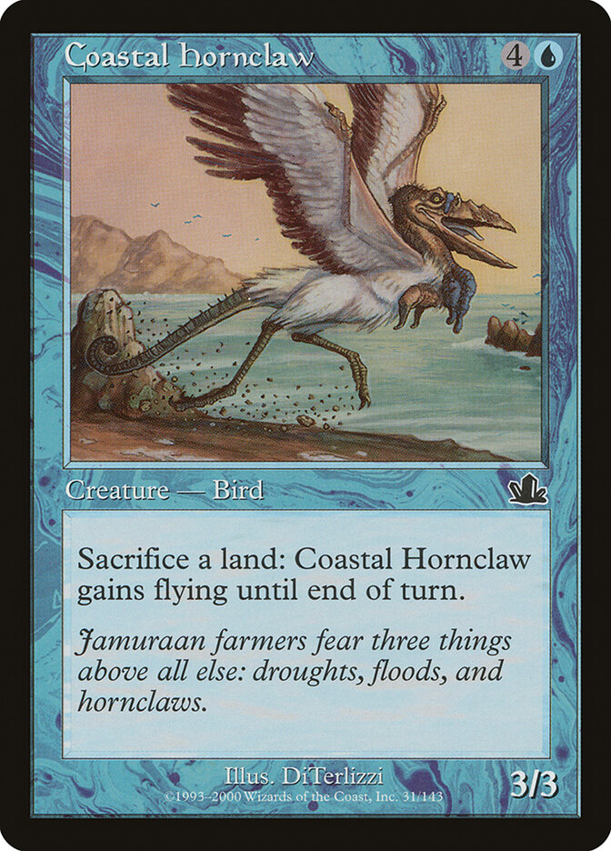 Coastal Hornclaw card front
