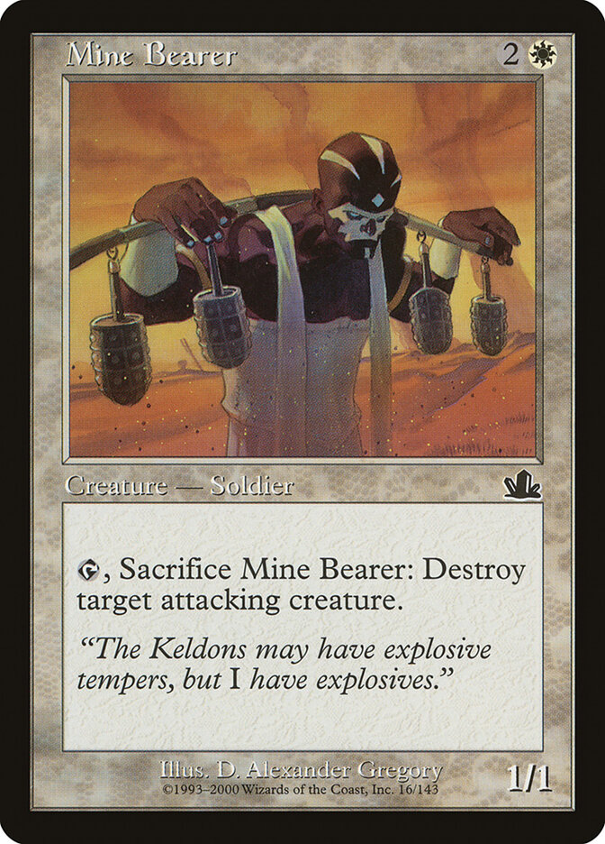Mine Bearer card front