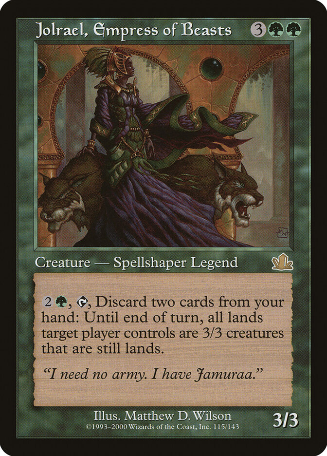 Jolrael, Empress of Beasts card front