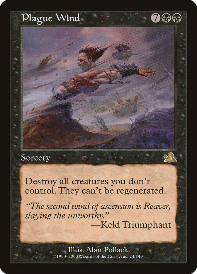 Plague Wind card front