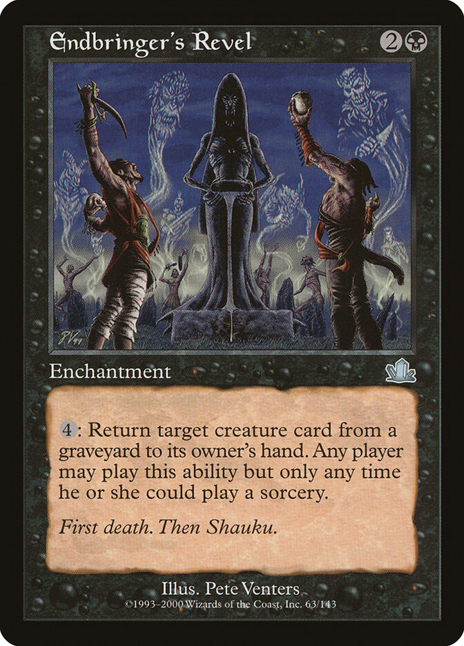 Endbringer's Revel card front