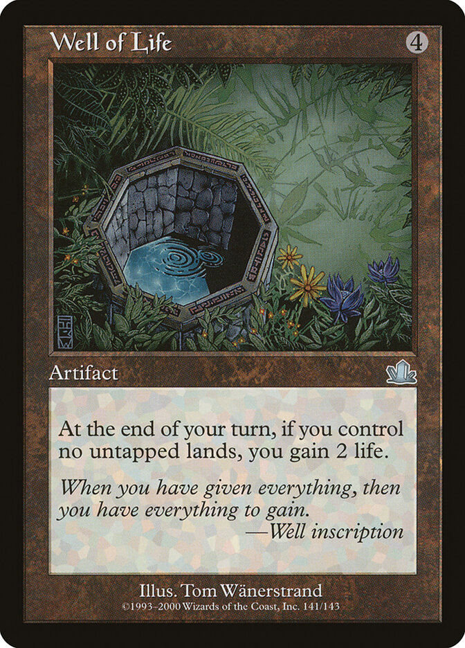 Well of Life card front