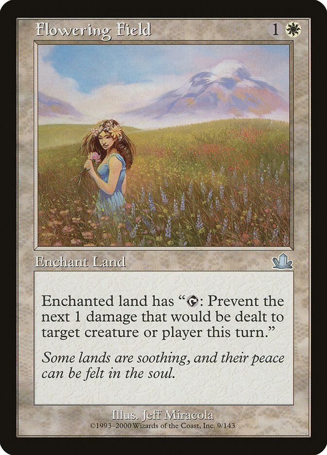 Flowering Field card front