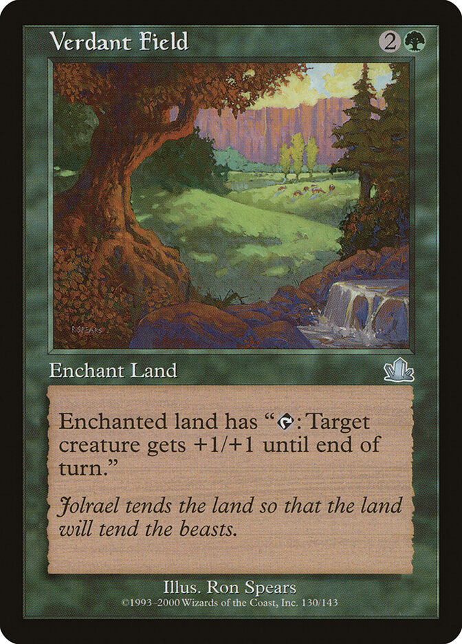 Verdant Field card front