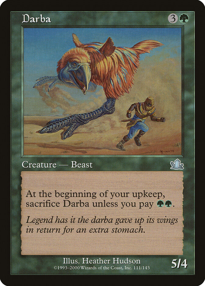 Darba card front