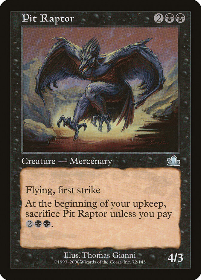 Pit Raptor card front