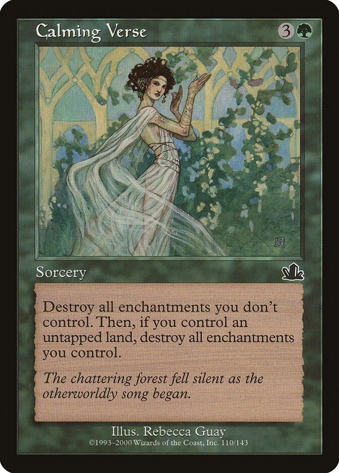 Calming Verse card front
