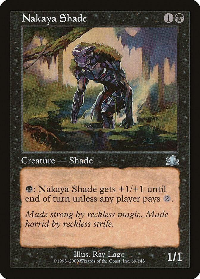Nakaya Shade card front