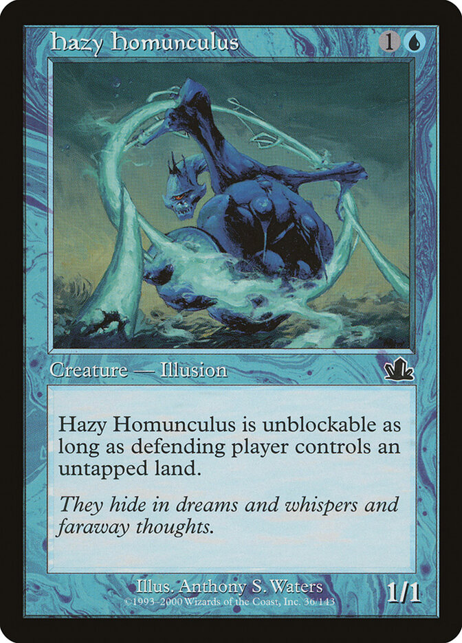 Hazy Homunculus card front
