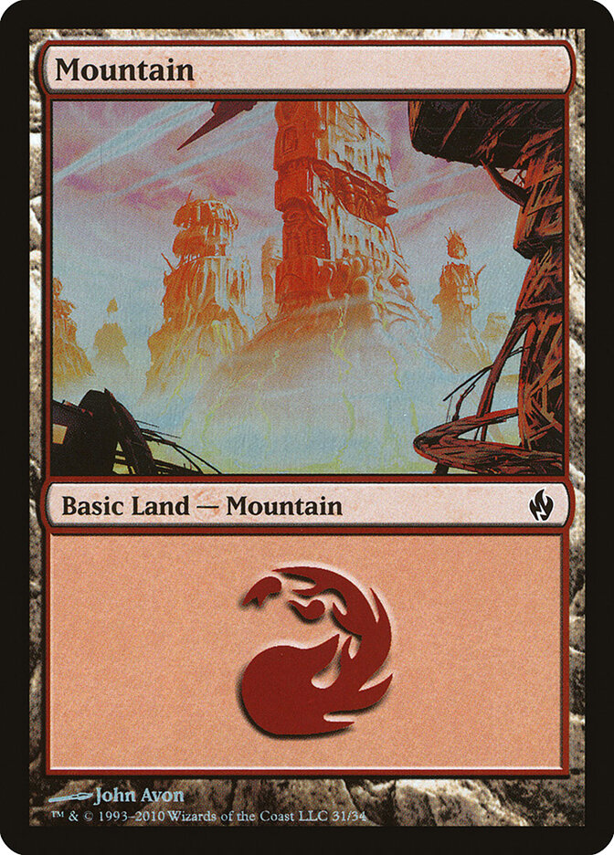 Mountain card front