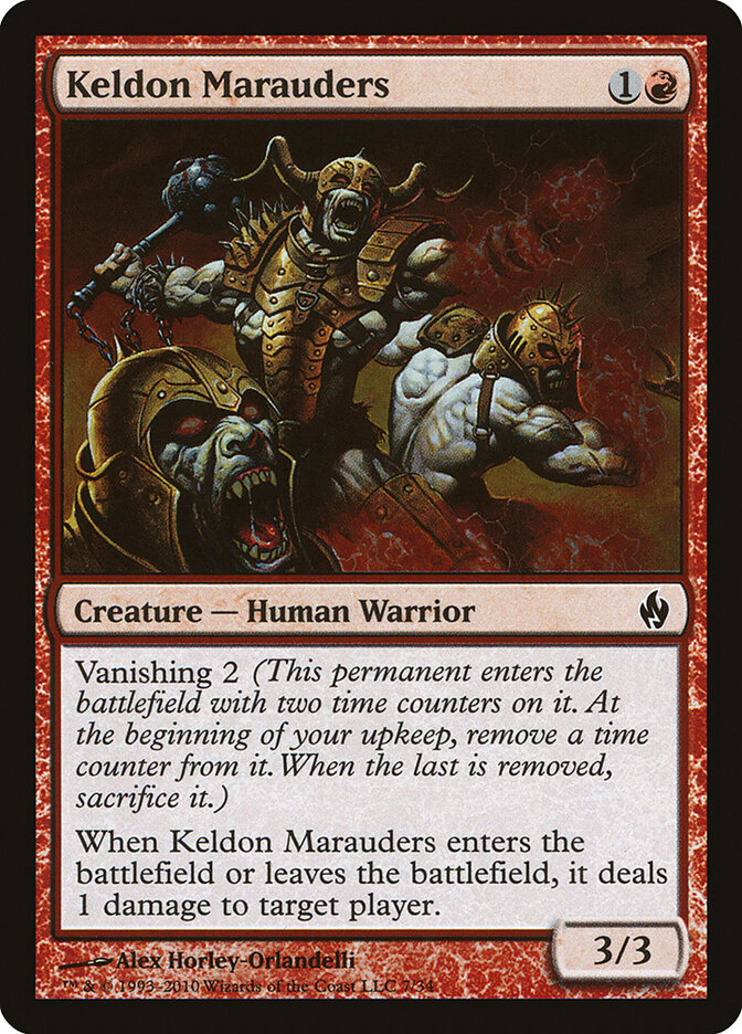 Keldon Marauders card front