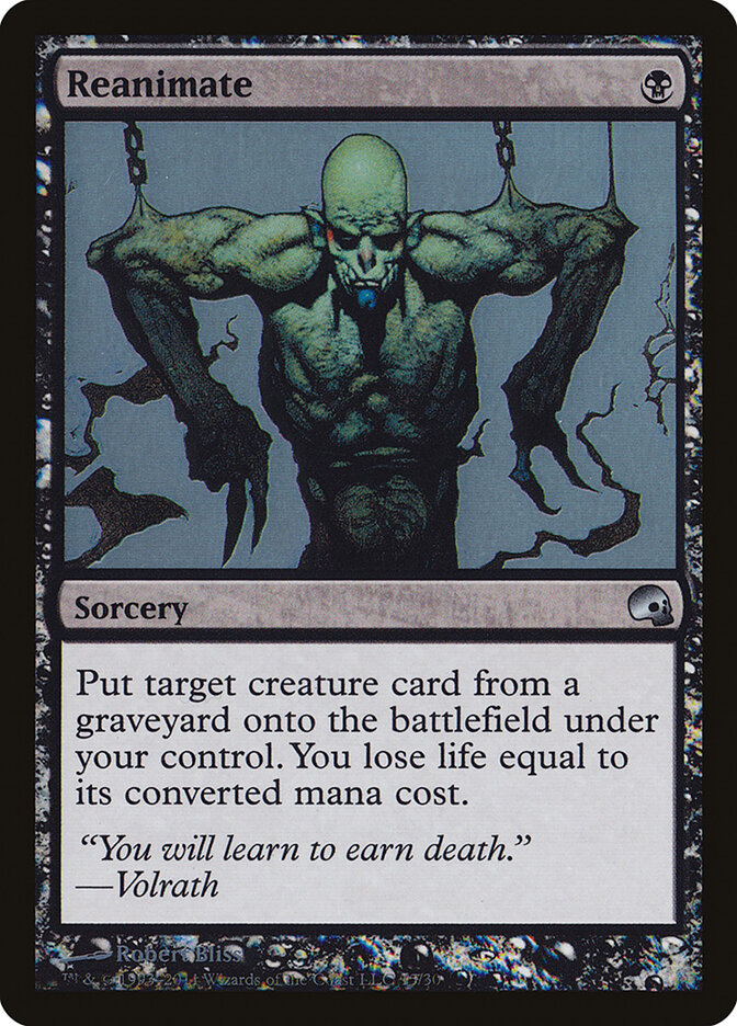 Reanimate card front